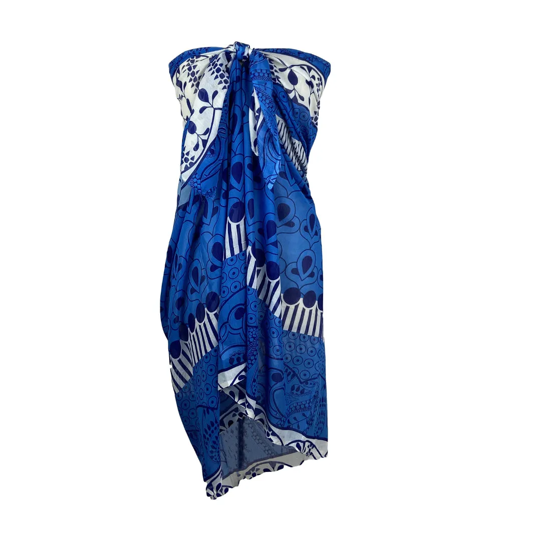 709 Scf Assorted Light Weight Chic Summer Beach Scarf Sarong Wrap