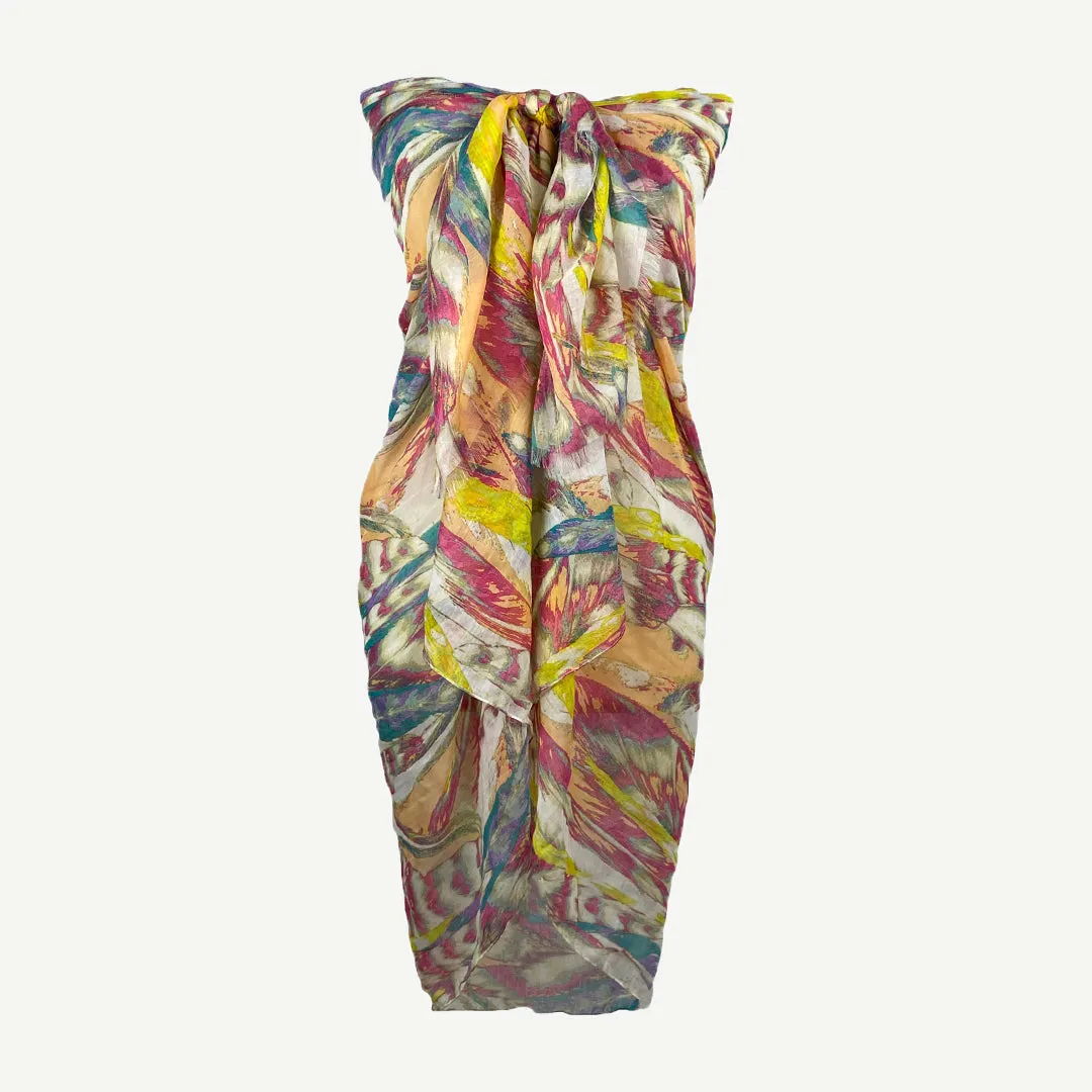 709 Scf Assorted Light Weight Chic Summer Beach Scarf Sarong Wrap