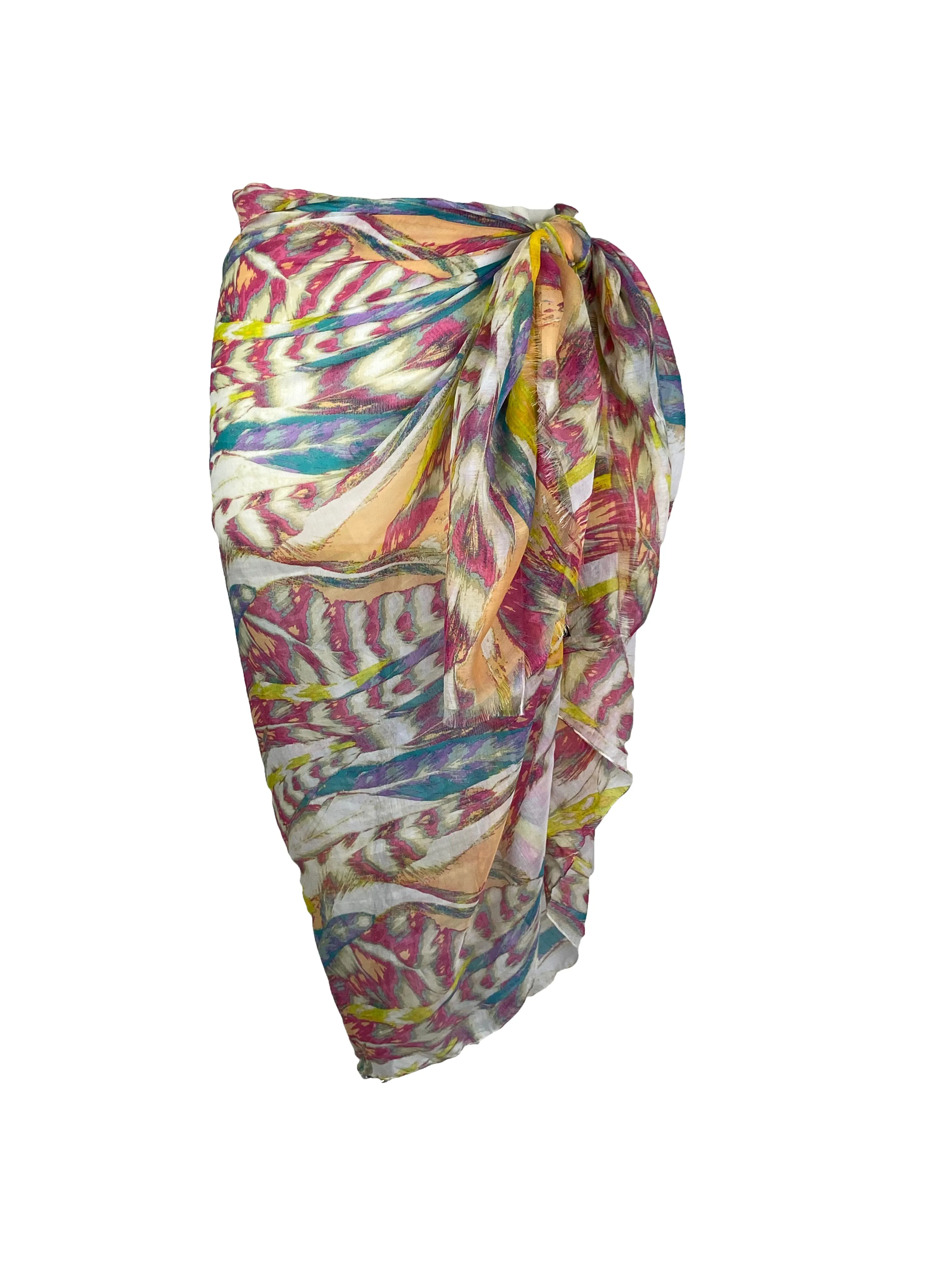 709 Scf Assorted Light Weight Chic Summer Beach Scarf Sarong Wrap