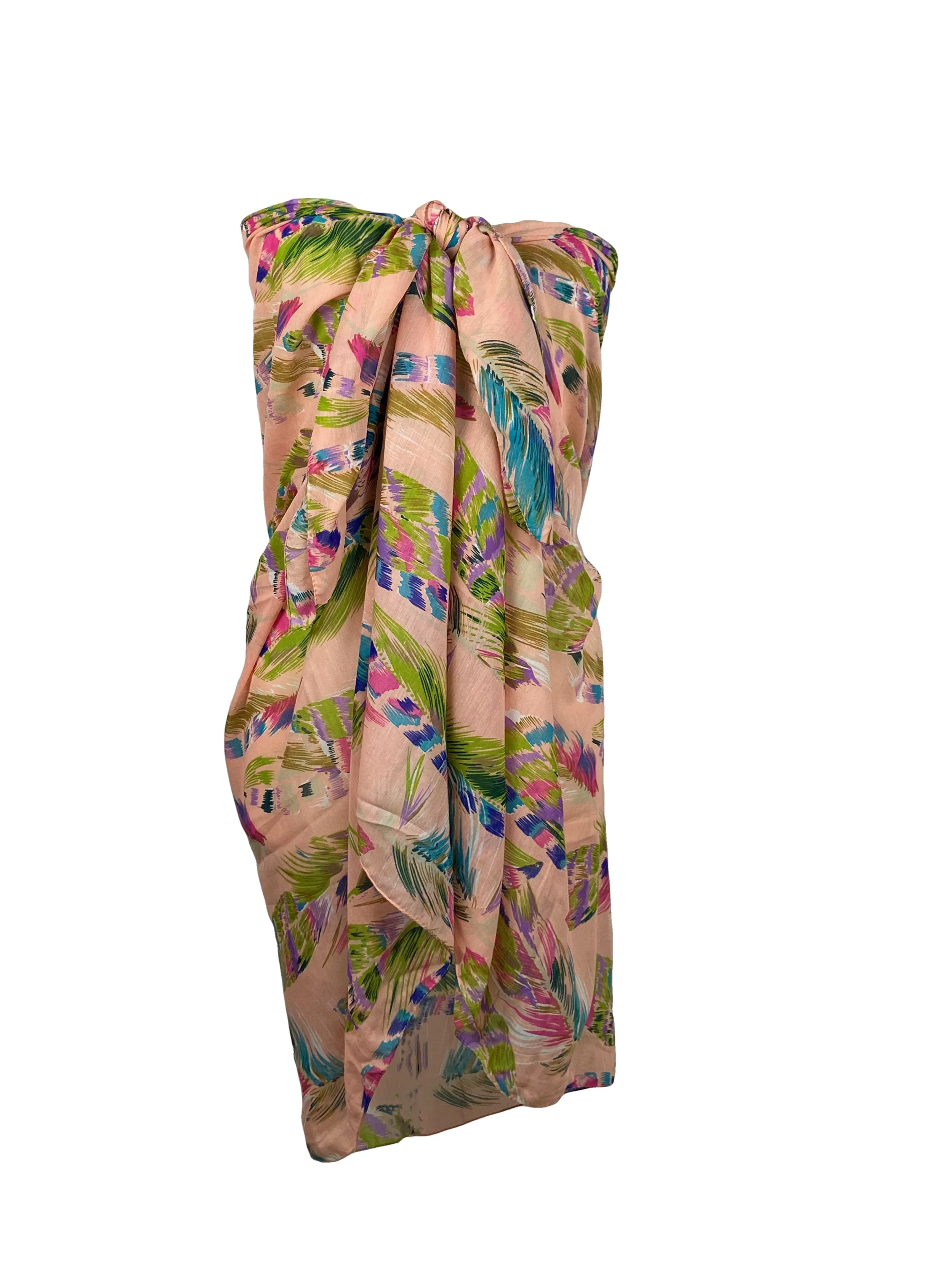 709 Scf Assorted Light Weight Chic Summer Beach Scarf Sarong Wrap