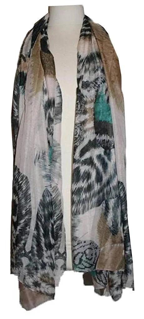 709 Scf Assorted Light Weight Chic Summer Beach Scarf Sarong Wrap