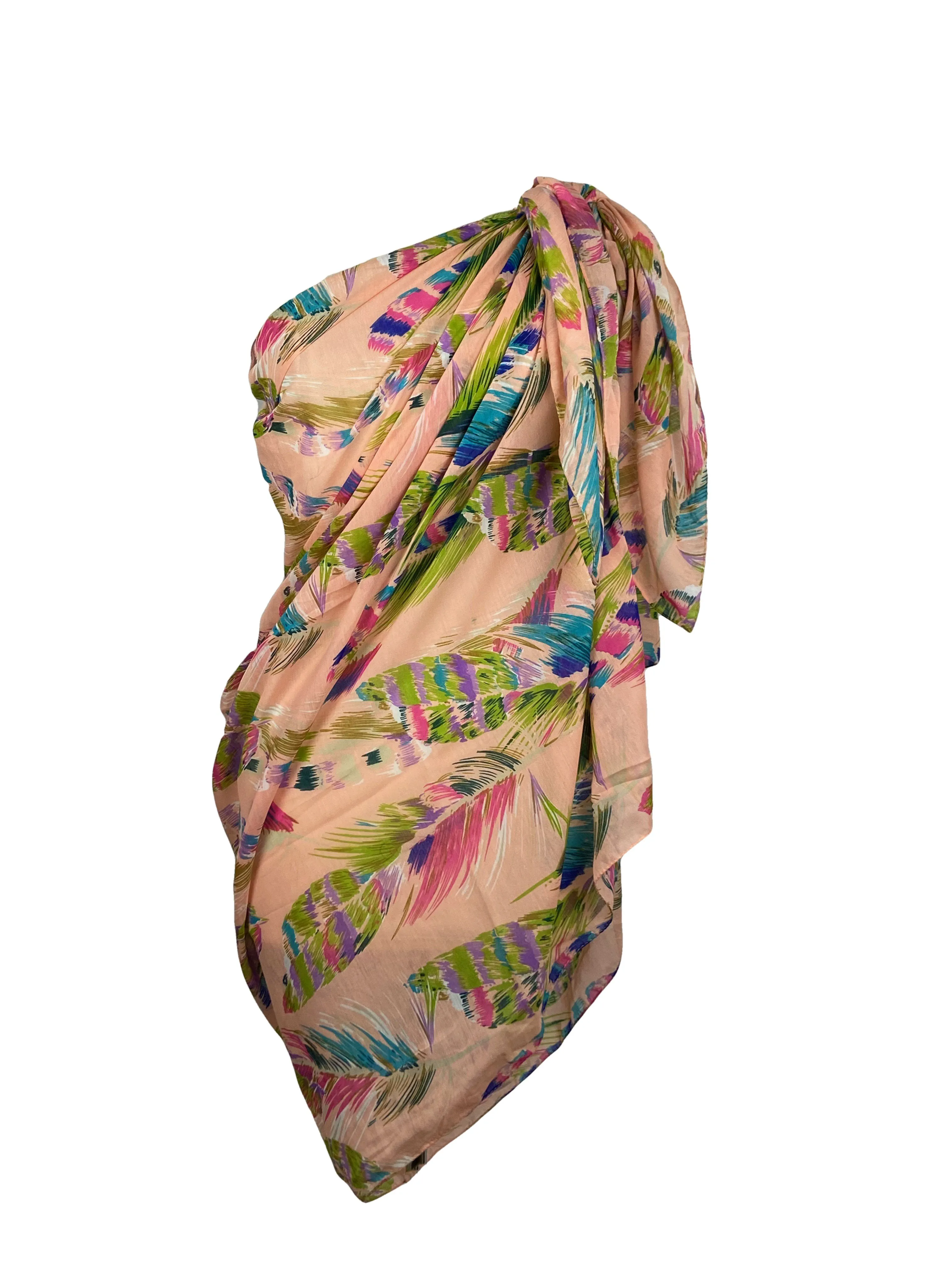 709 Scf Assorted Light Weight Chic Summer Beach Scarf Sarong Wrap