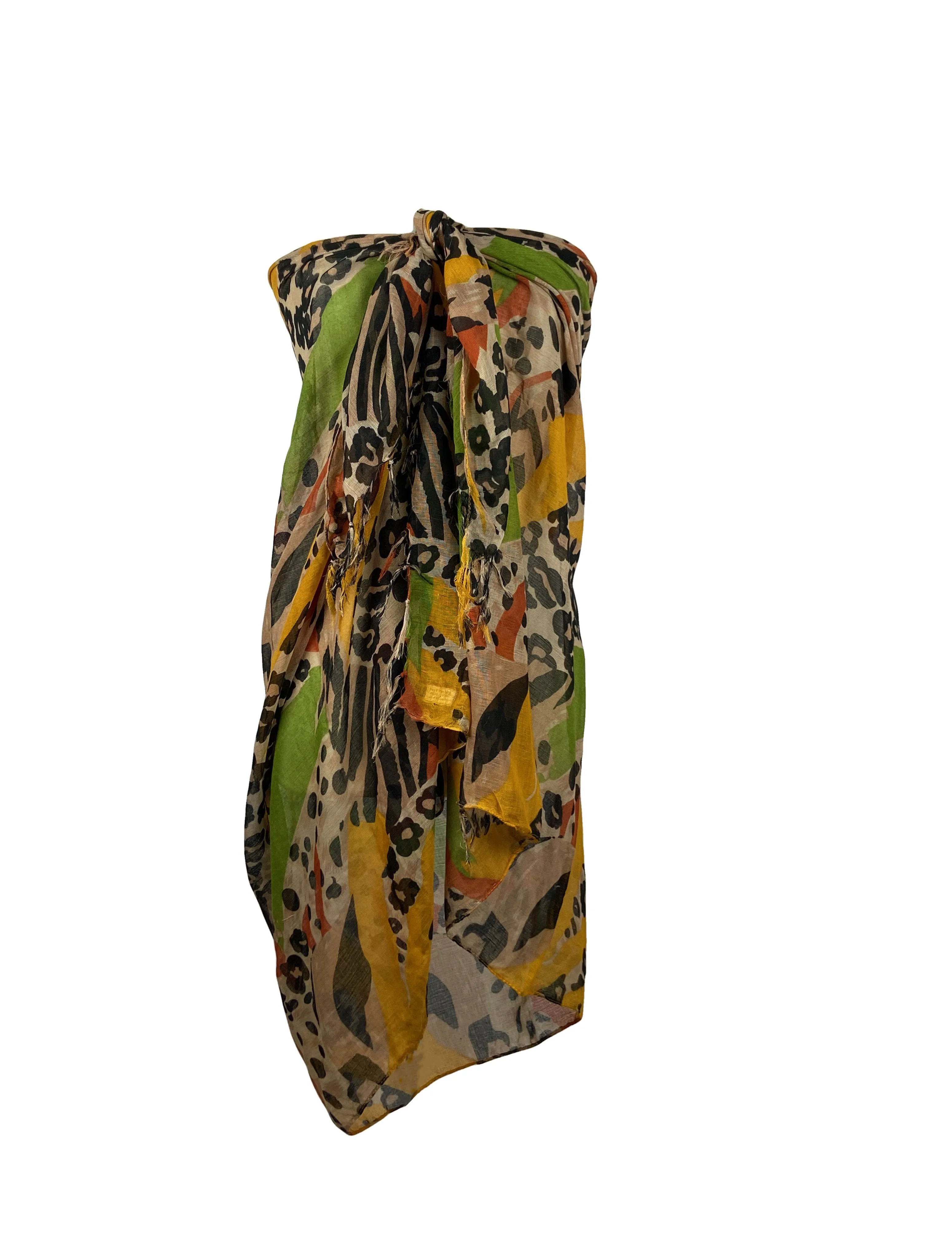 709 Scf Assorted Light Weight Chic Summer Beach Scarf Sarong Wrap