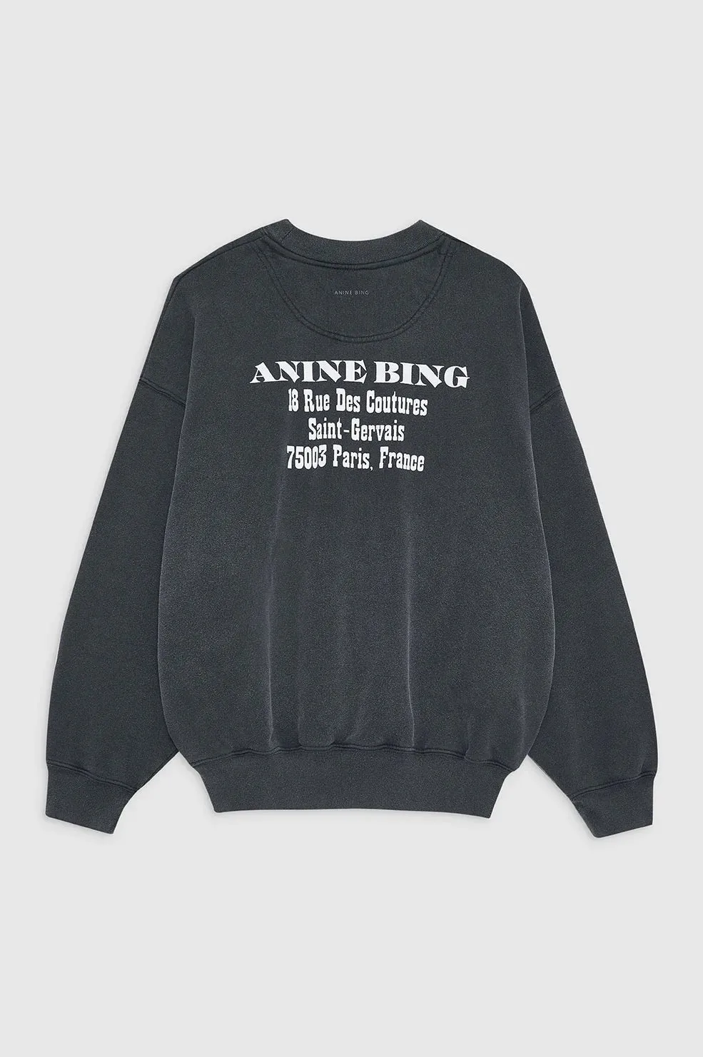AB Jaci Sweat Paris - Washed Black