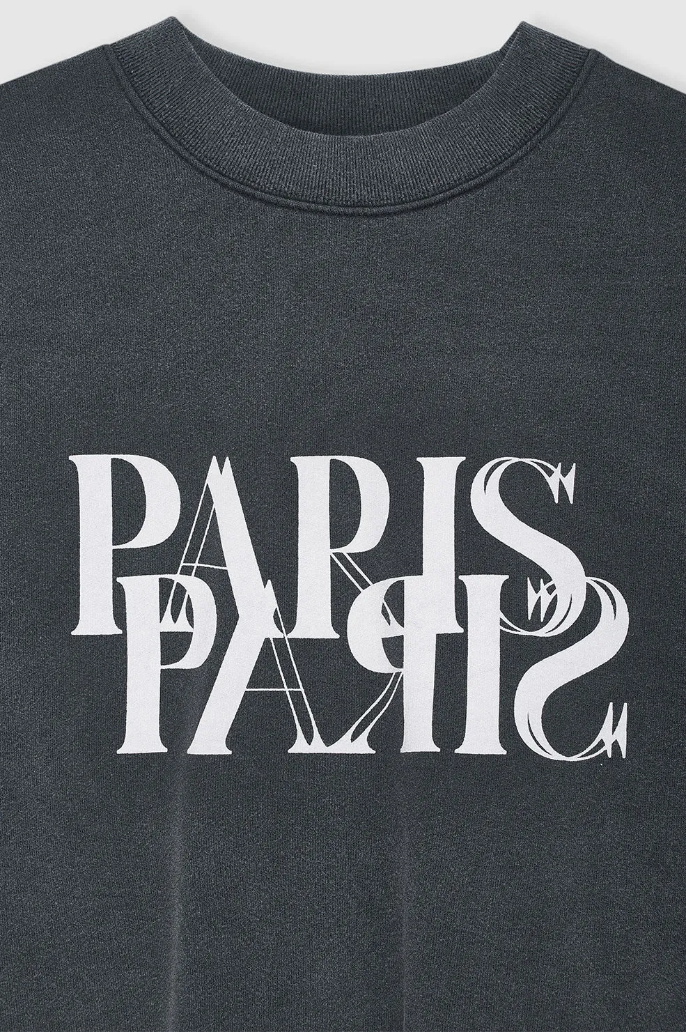 AB Jaci Sweat Paris - Washed Black