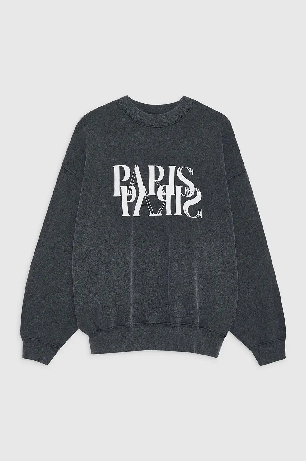 AB Jaci Sweat Paris - Washed Black