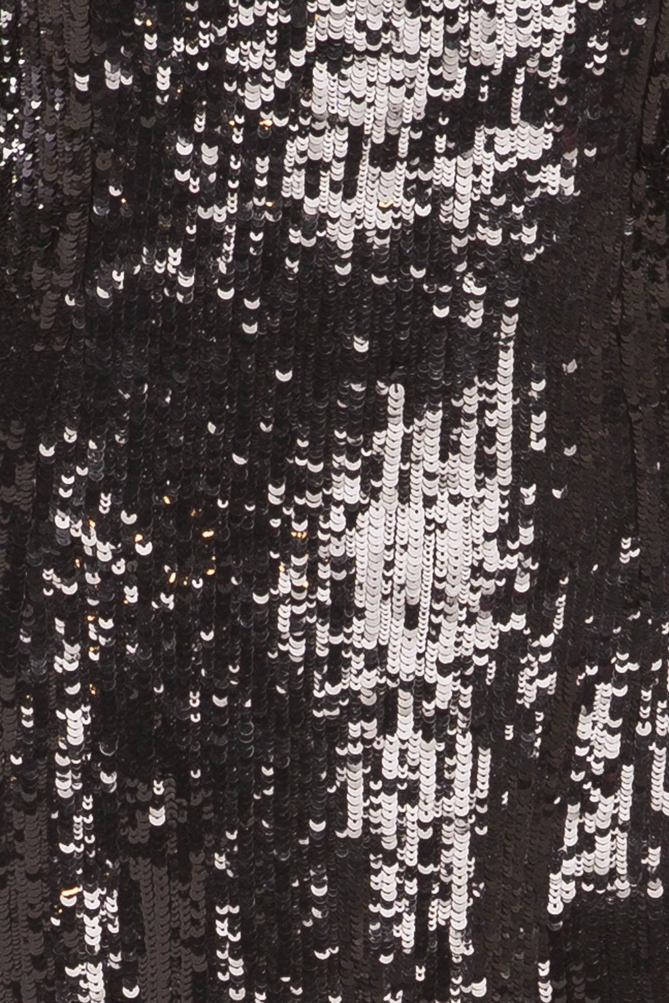 Balmain - New with Tags Black 3/4 Sleeve Sequin Dress - FR 40