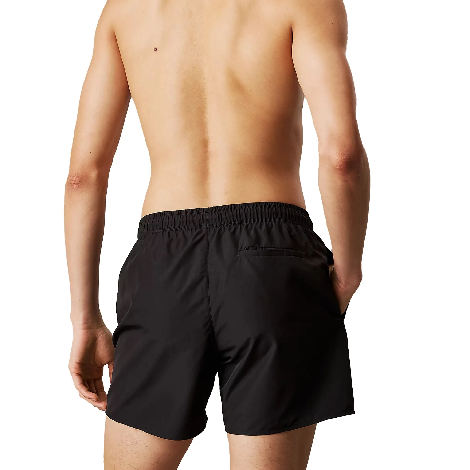 Calvin Klein 2 Pack Swim Shorts Black/Chalk