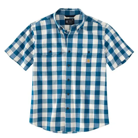 Carhartt Loose Fit Midweight Short-Sleeve Plaid Shirt