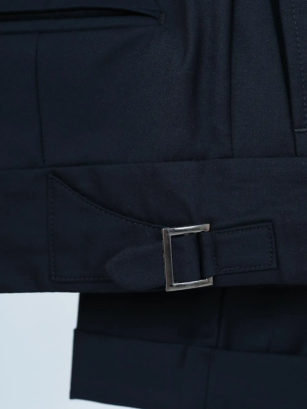 Davion Blue Set Blazer Linen Suit