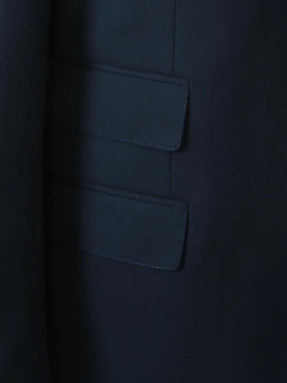 Davion Blue Set Blazer Linen Suit