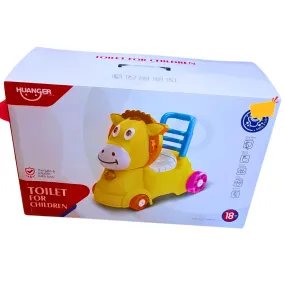 Huanger 2-in-1 Toddler Potty Training Seat - Fun Horse Design with Wheels (18  Months)