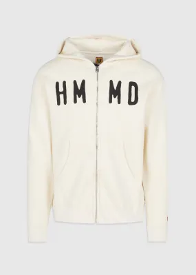 HUMAN MADE: ZIP HOODIE [WHITE]