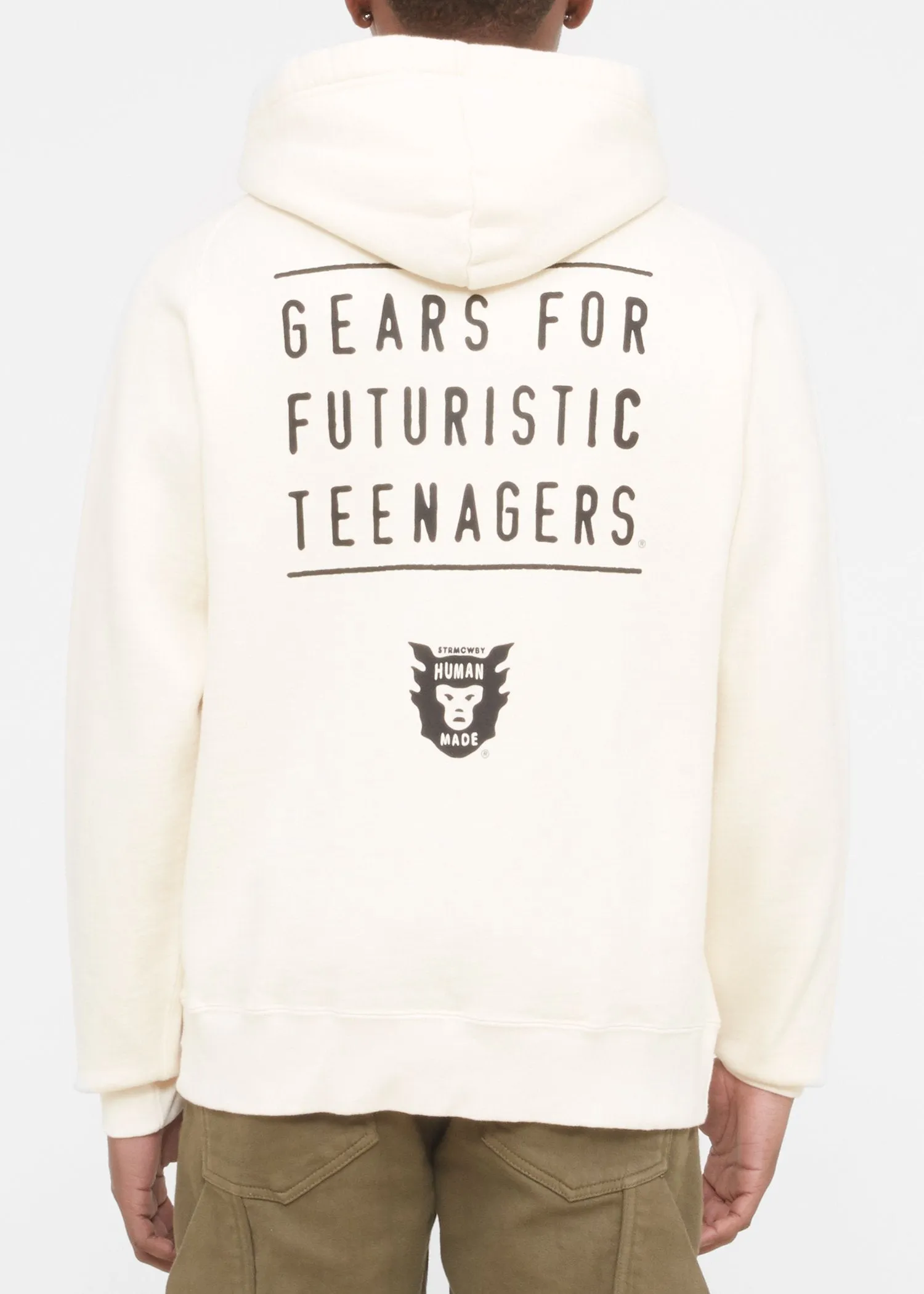 HUMAN MADE: ZIP HOODIE [WHITE]