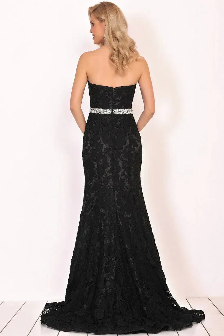 Mermaid Formal Dresses Sweetheart Beaded Waistline Lace