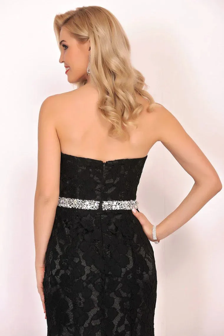 Mermaid Formal Dresses Sweetheart Beaded Waistline Lace