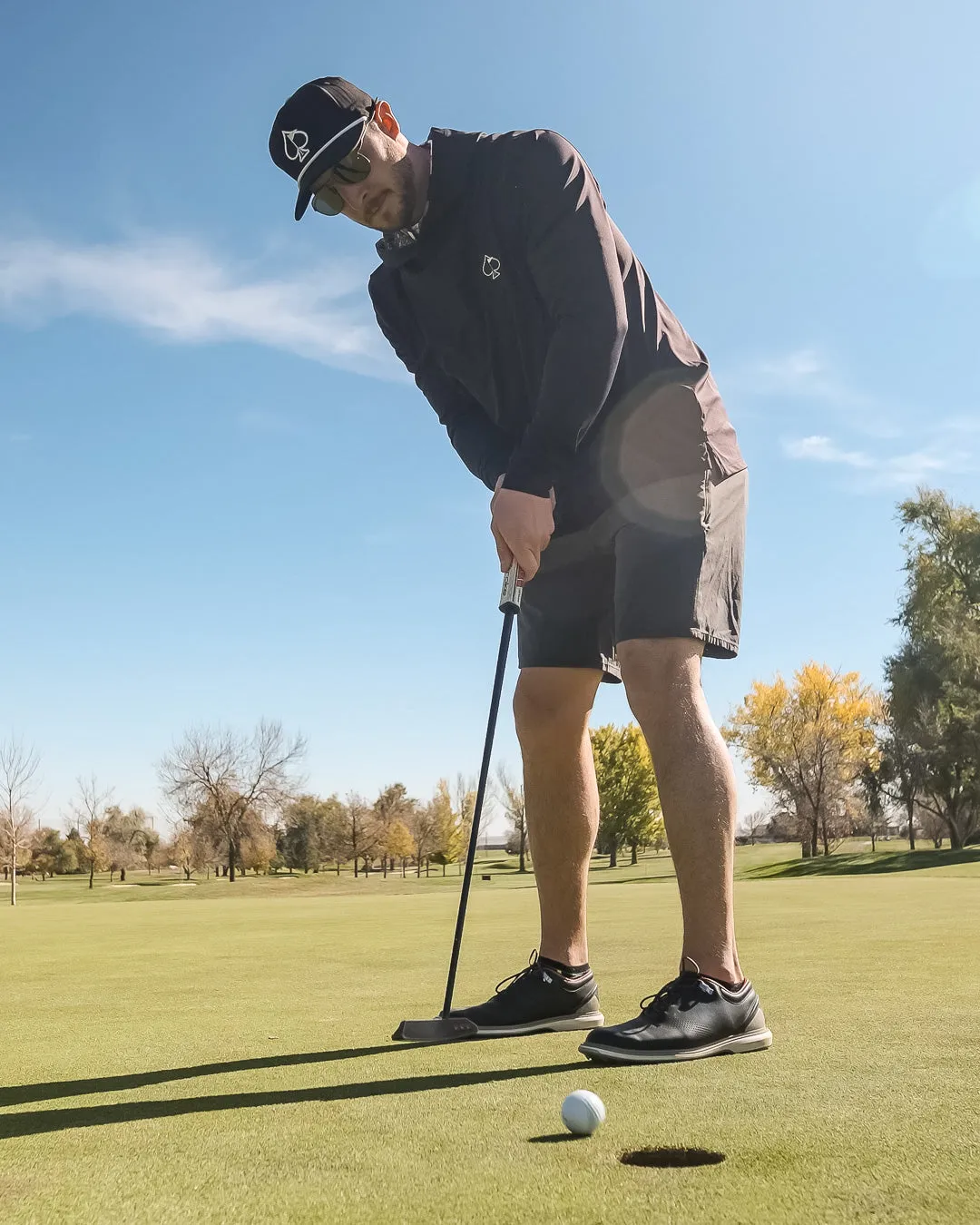Performance Golf Hoodie - Shadow Drip