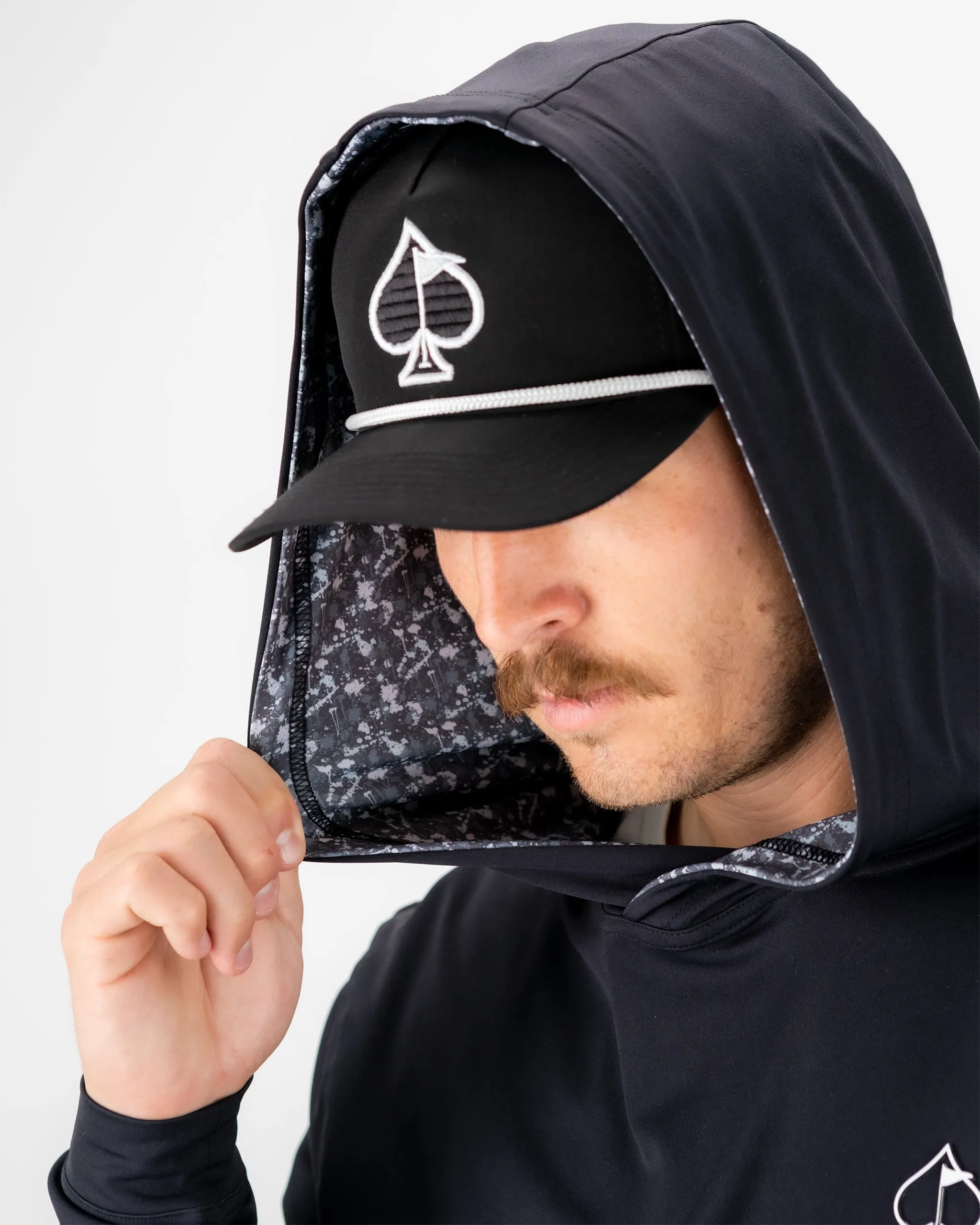 Performance Golf Hoodie - Shadow Drip