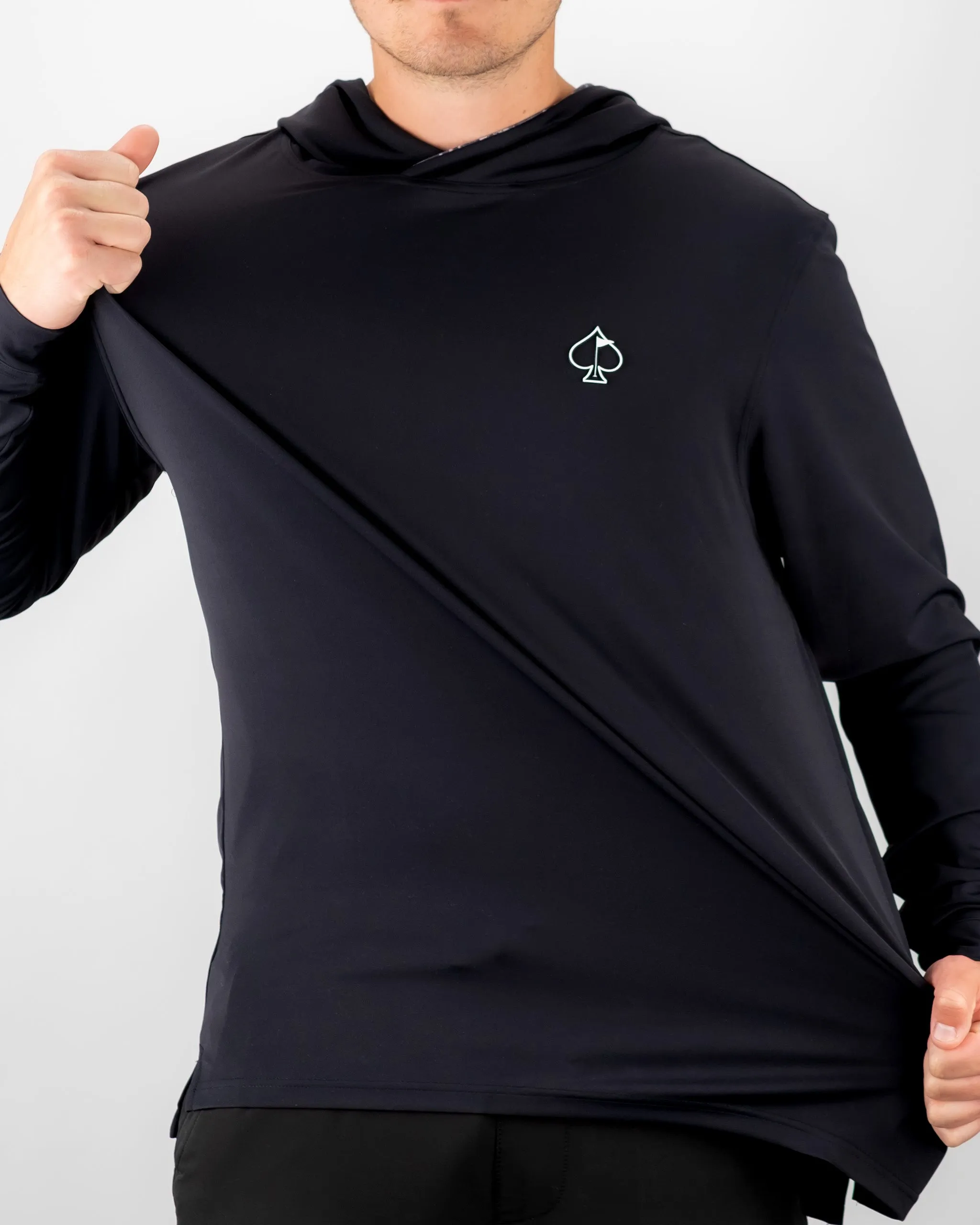 Performance Golf Hoodie - Shadow Drip
