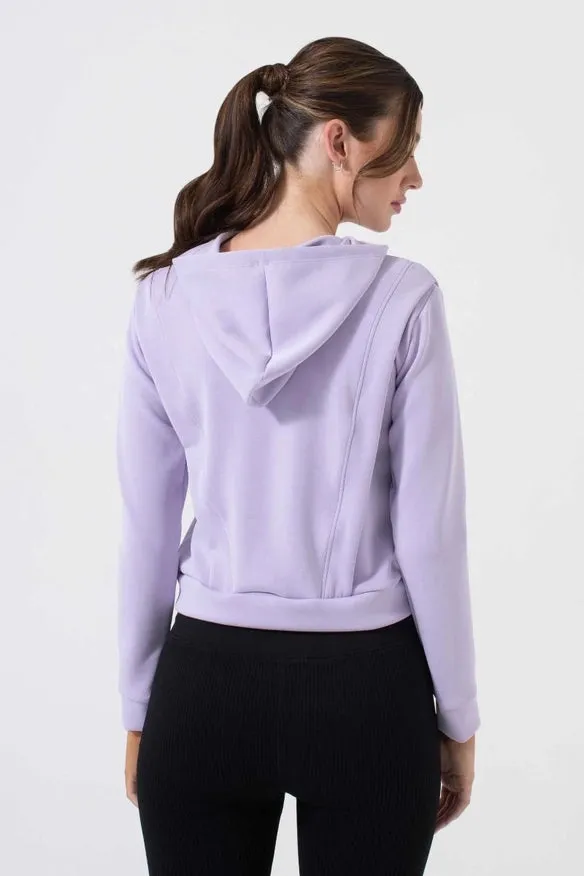 Sleek Fabric Mia Hoodie Lilac