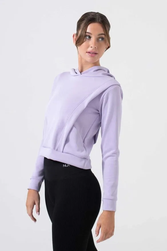 Sleek Fabric Mia Hoodie Lilac