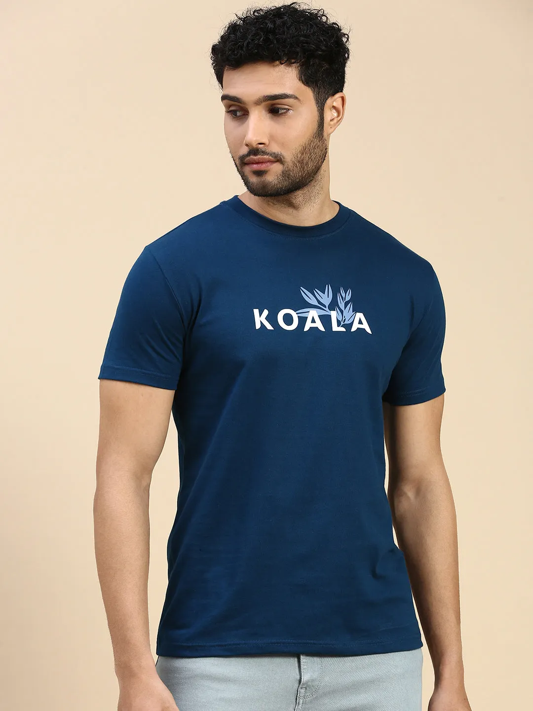Unisex Regular Fit Fýlla Teal Blue TShirt