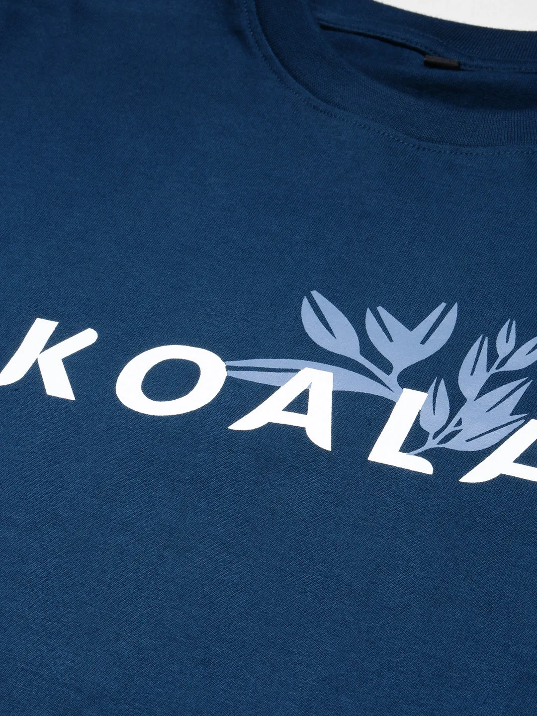 Unisex Regular Fit Fýlla Teal Blue TShirt
