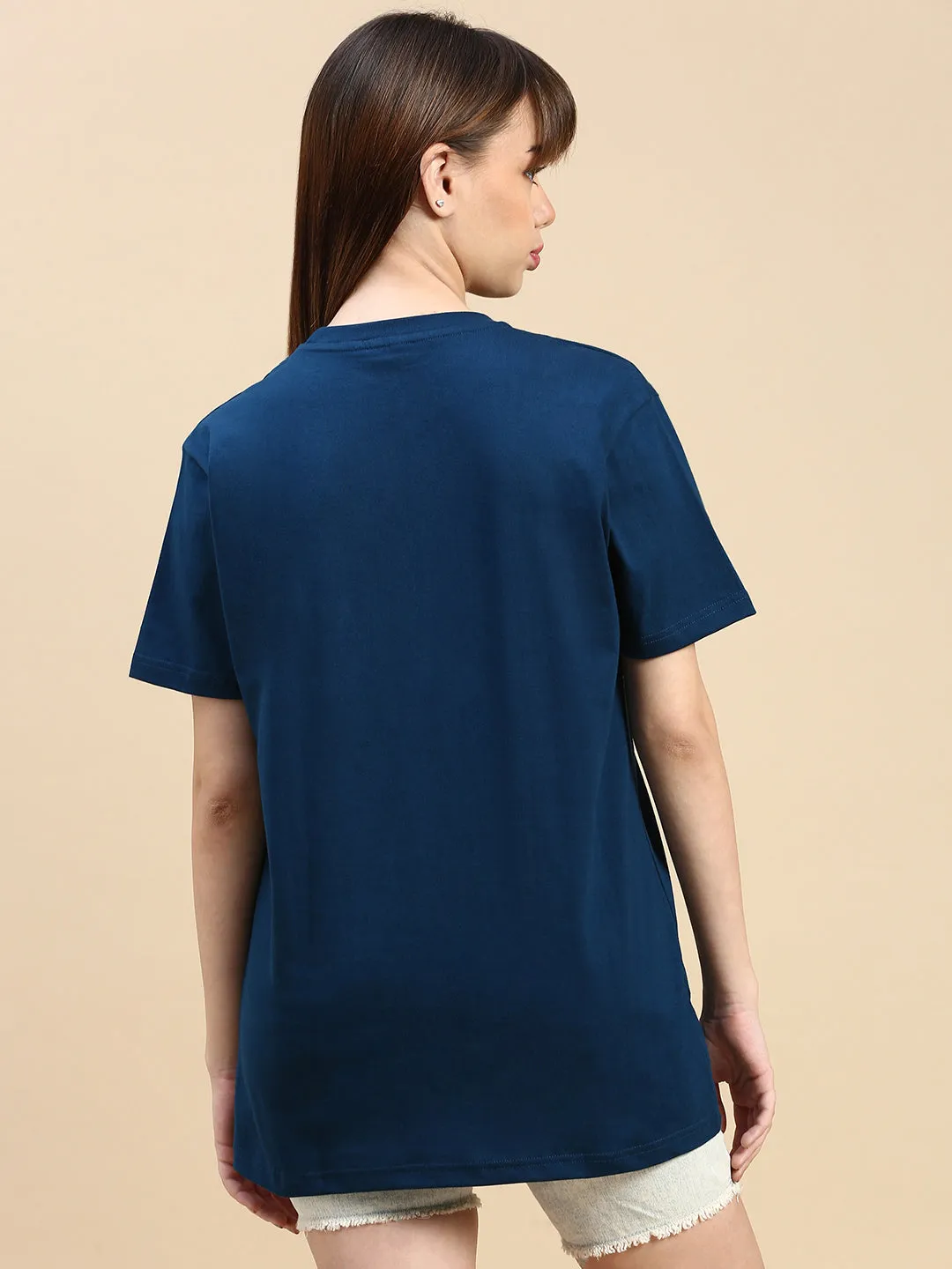 Unisex Regular Fit Fýlla Teal Blue TShirt