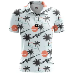 Violent Sunset Golf Polo Shirt