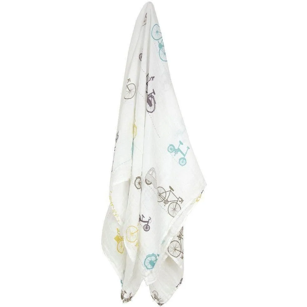 Weegoamigo Muslin Swaddle Wraps - Bicycles