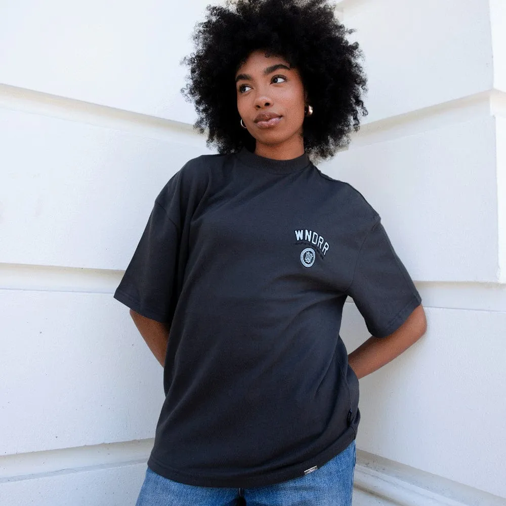 WNDRR Emporium Heavy Weight Tee - Faded Black