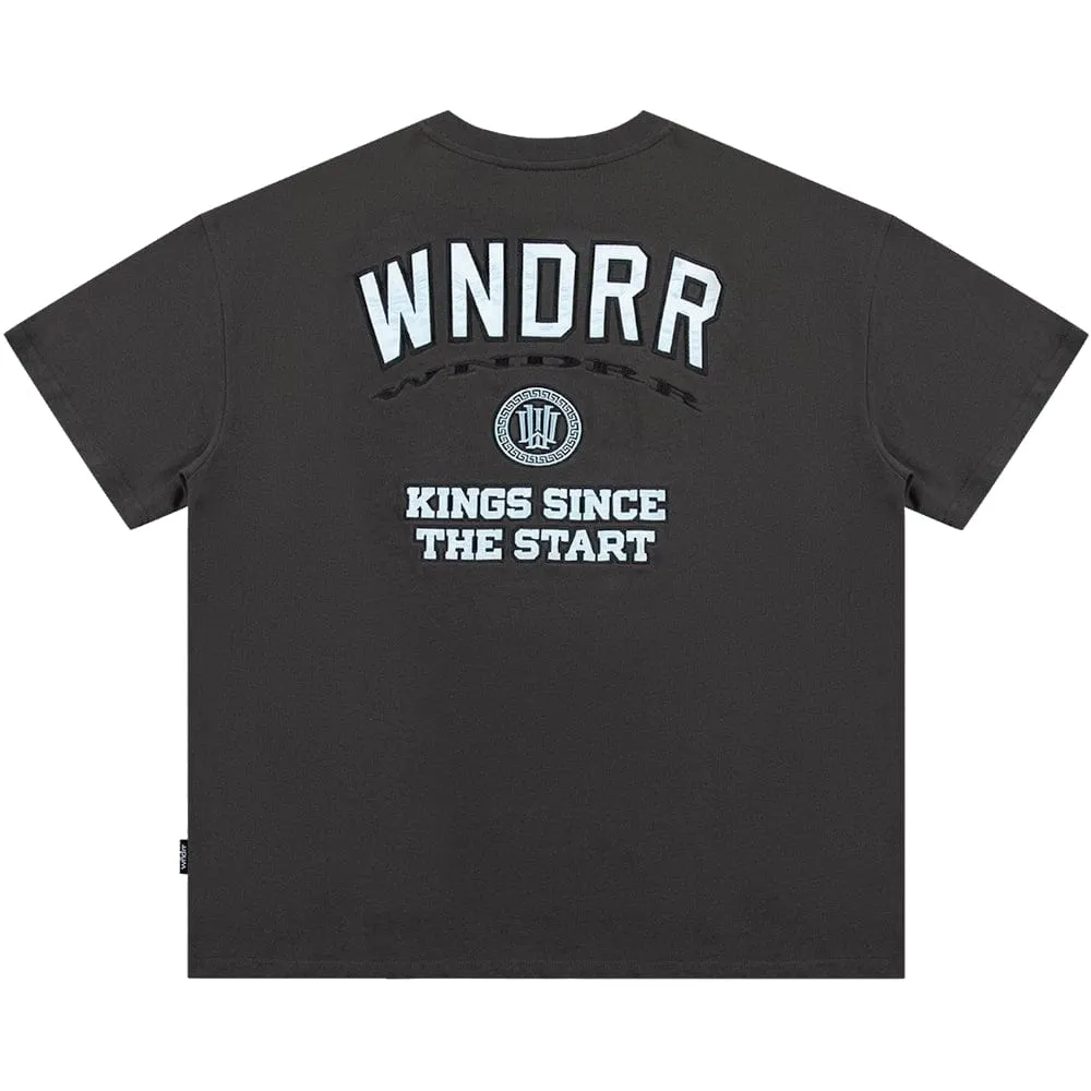 WNDRR Emporium Heavy Weight Tee - Faded Black