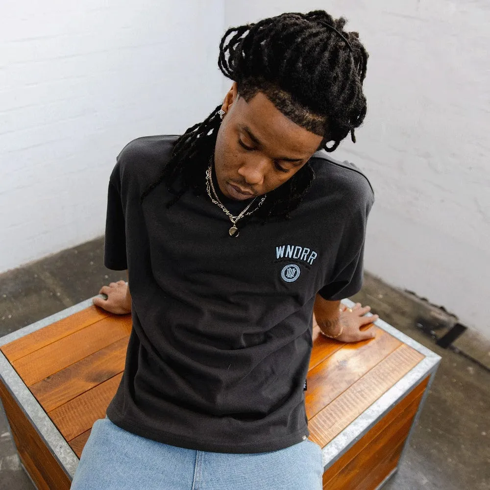 WNDRR Emporium Heavy Weight Tee - Faded Black
